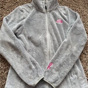The North Face Gray Fuzzy Jacket